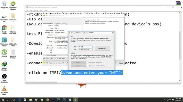 how to fix imei using mtkdroid tools смотреть онлайн