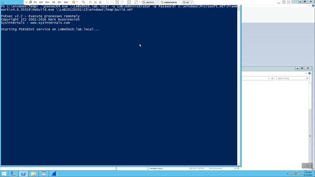 PsExec + MSBuild смотреть онлайн