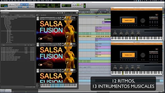 SALSA FUSION: Boogaloo Beats "Kontakt" www areitoproducciones com смотреть онлайн