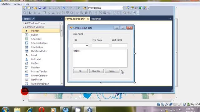 D1 PVB ITB - Membuat Input Data Sederhana (Windows Form Application) смотреть онлайн