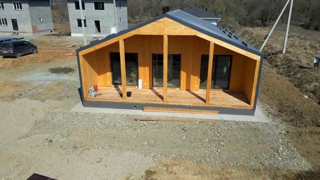 Дом по каркасной технологии в стиле барнхаус смотреть онлайн