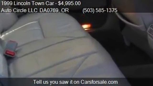 1999 Lincoln Town Car Cartier 4dr Sedan for sale in Salem, O смотреть онлайн