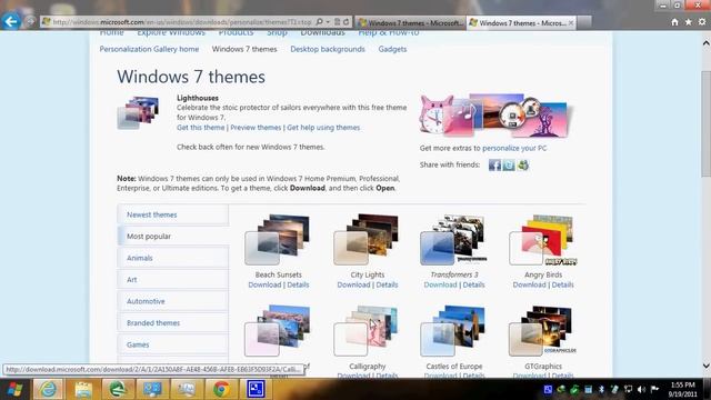 install wndows 7 themes on windows 8 developer preview смотреть онлайн
