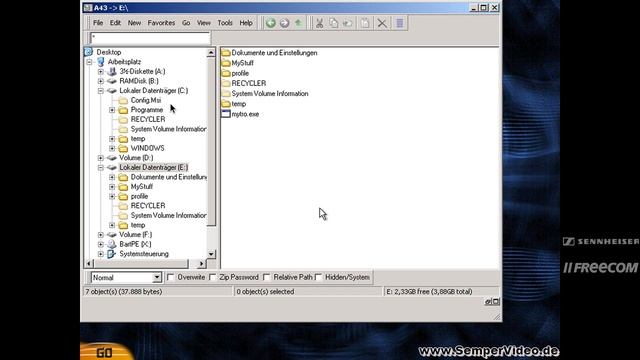 Windows XP: Benutzerverzeichnis verschieben смотреть онлайн