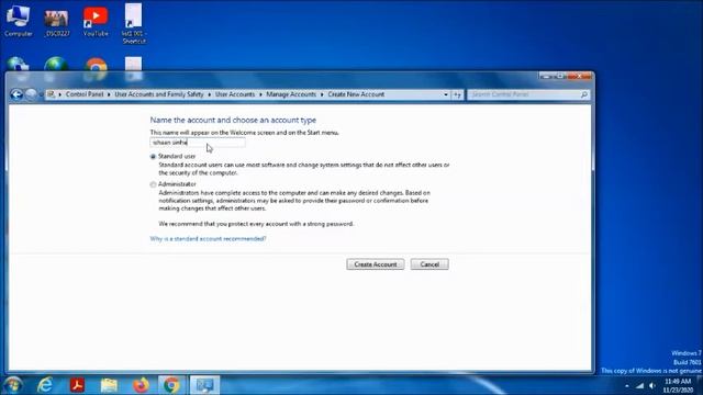 How to create new user account in Windows 7 | Tech I.R смотреть онлайн