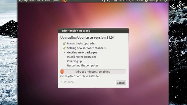 How To Upgrade To Ubuntu 11.04 (Via Update Manager) смотреть онлайн