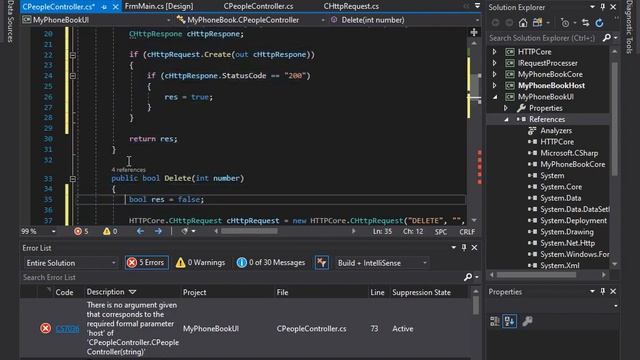 PhoneNoteBook Basic HTTP Protocol Host With Windows Form Client UI 1 71 смотреть онлайн