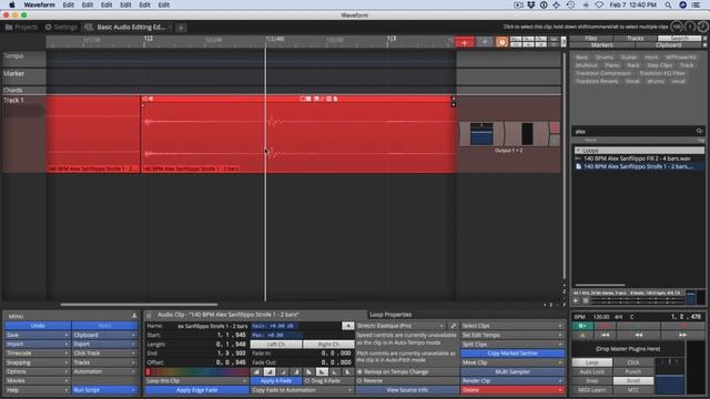 05 Waveform Quick Start - Basic Audio Editing смотреть онлайн