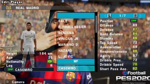 PES 2020 PPSSPP ANDROID OFFLINE UCL MOD COM CAMERA DE PS4 + 100% FACES REALISTAS !! смотреть онлайн