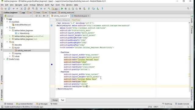 Cepat Mahir Android | Belajar Android Dasar part 1 ( Textview , Button, Imageview, EditText) смотреть онлайн
