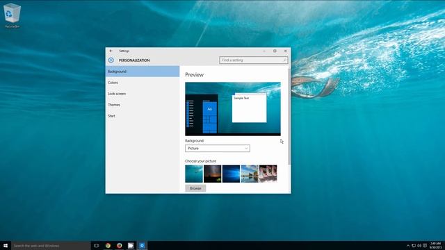 How To Change Windows 10 Wallpaper смотреть онлайн