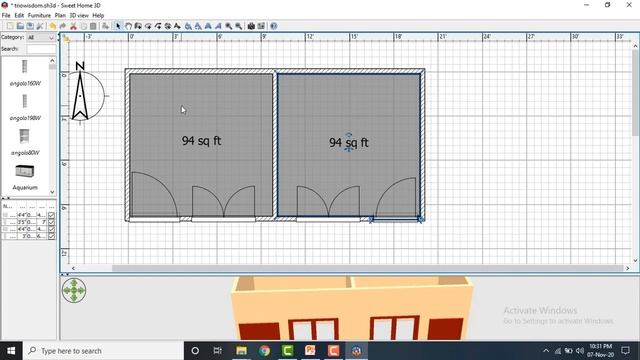 Sweet Home 3D Tutorial:Creating Rooms and Floors design | How to creating floor in sweet home 3d смотреть онлайн
