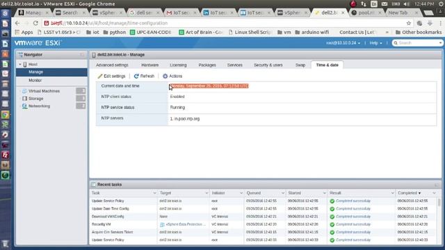 Synchronizing ESXi/ESX 6.0 time смотреть онлайн