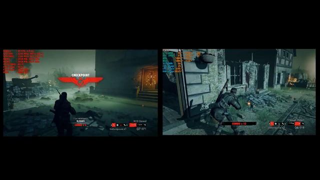 Zombie Army Trilogy story playthrough ep 1 1080p GTX 980 SLI VS GTX 1080 SLI PC смотреть онлайн