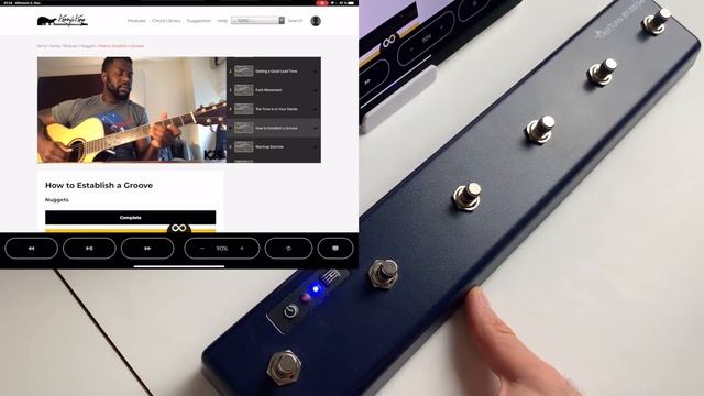 FiveLoop - How to use a Bluetooth Footswitch in iOS (iPad or iPhone) смотреть онлайн