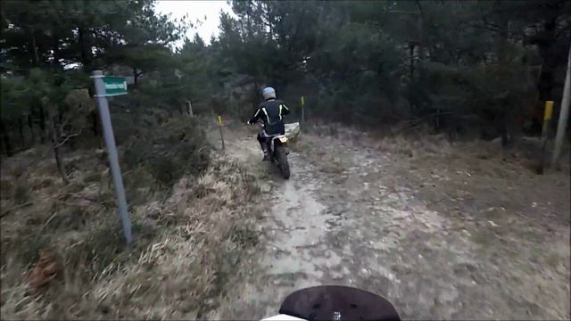 Kawasaki KLE 500 off road with Gas Gas 250 & Gas Gas 300 смотреть онлайн