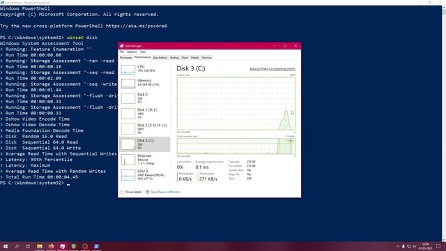 SSD Speed Test Windows without software Command Prompt | How to check SSD Read Write Speed смотреть онлайн
