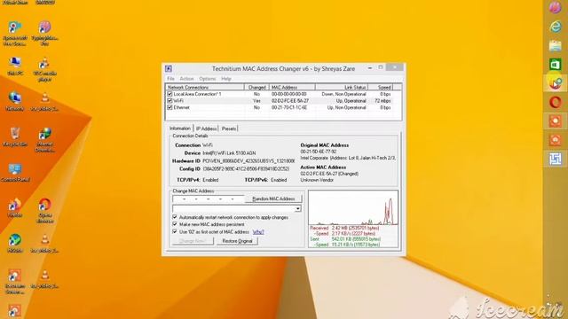 How to change wifi mac address easily 10000% by |zubair Khan| смотреть онлайн