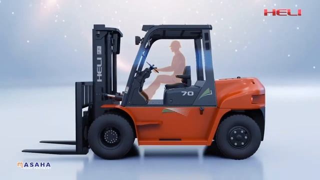 HELI Forklift New G series diesel forklift 5ton 7ton 8ton 10tons смотреть онлайн