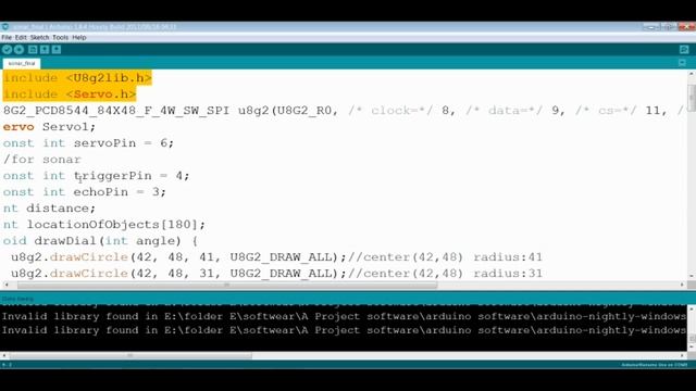 Arduino Based Radar System Using Ultrasonic Sensor & 5110 LCD (Tutorial : 90 in हिंदी ) смотреть онлайн
