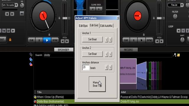 Virtual DJ 7 tutorial pt.3 (BPM and Cue points) смотреть онлайн