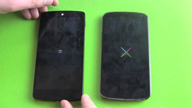 LG Google Nexus 5 vs LG Google Nexus 4 Boot Comparison смотреть онлайн