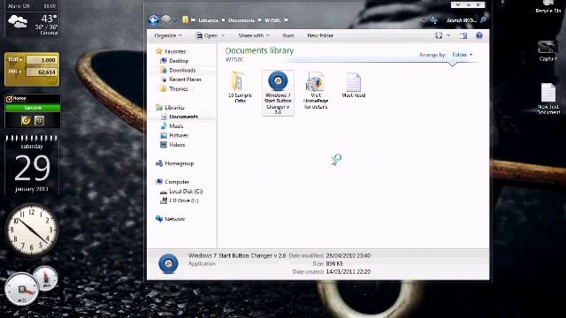 Windows 7 Start Button Changer (HQ) смотреть онлайн