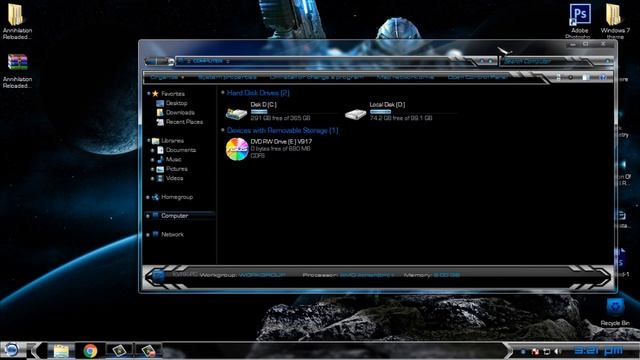 Windows 7 customization theme with glass effect смотреть онлайн