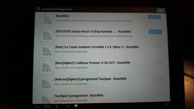 Google Currents App for Android on the HP Touchpad Tablet смотреть онлайн