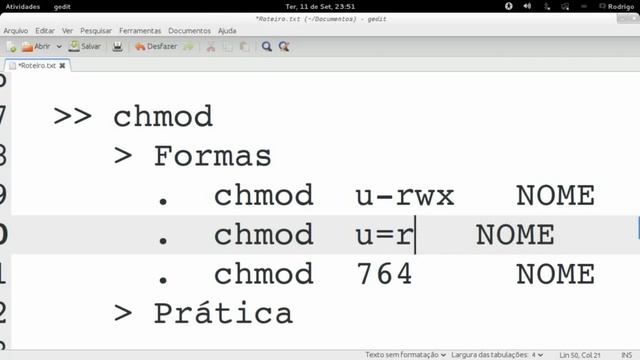 Use Ubuntu - Permissões no Linux e comando chmod смотреть онлайн