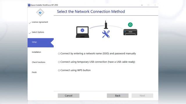 Epson WorkForce WF-2950 | Wireless Setup Using the Control Panel смотреть онлайн