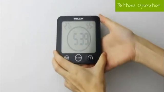 BALDR WATERPROOF SHOWER CLOCK WITH TIMER FUNCTION OPERATION VIDEO (B0007STH) смотреть онлайн