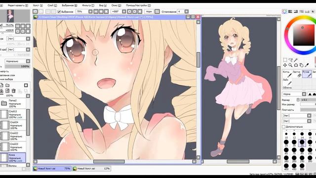 【Speedpaint】Winter? No. Loli! Arisu смотреть онлайн