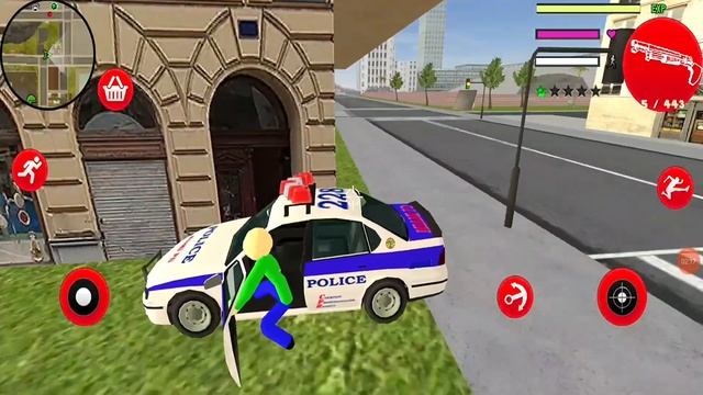 Boldi Stickman Game - Baldi Stickman Rope Hero Mafia Crime Part#14- Android Gameplay смотреть онлайн