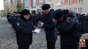 ⭐️В УТ МВД России по ДФО прошел строевой смотр в связи с переходом на зимнюю форму одежды