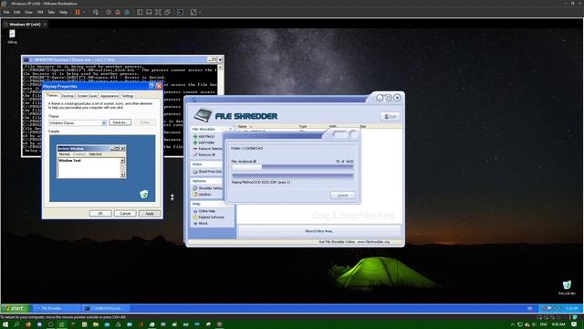 Destroying Windows XP with MEMZ and File Shredder смотреть онлайн