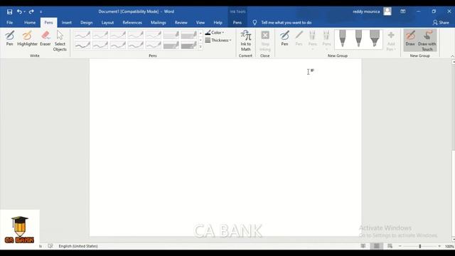 ENABLING INK TOOLS MS WORD , ADD PEN TAB MS WORD, RESOLVED GREYED OUT PENS OPTION MS WORD |MS WORD| смотреть онлайн