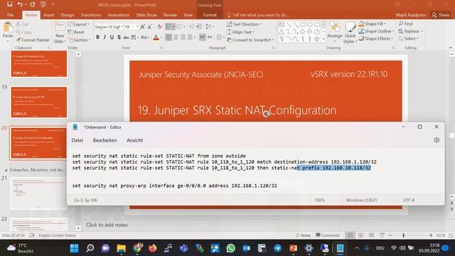 19. Juniper SRX Static NAT Configuration смотреть онлайн