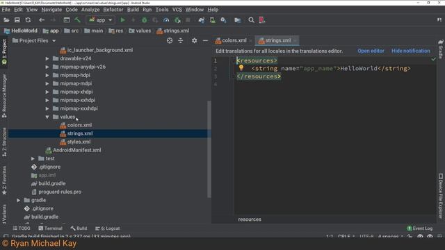Introduction To Development With Android Studio: Resources and Layouts смотреть онлайн