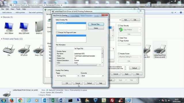 Defaulting to Letter head host image on Olivetti or Konica MFD Driver смотреть онлайн