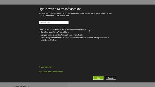 Windows 8 - Switch From A Local Account To An Existing Microsoft Account смотреть онлайн