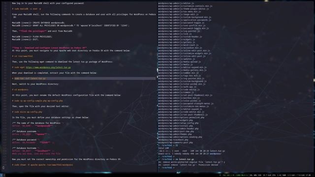 How to install WordPress on Fedora 39 смотреть онлайн