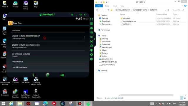 GRAPHIC MINECRAFT in free fire Android 4.4.2 أخيرا تشغيل جرافيك ماين كرافت على محاكي سمارت غاغا смотреть онлайн