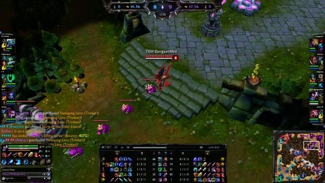 TSM Bjergsen Yasuo MID vs Fizz in Korea Season 4 (4.17) League of Legends SoloQ смотреть онлайн