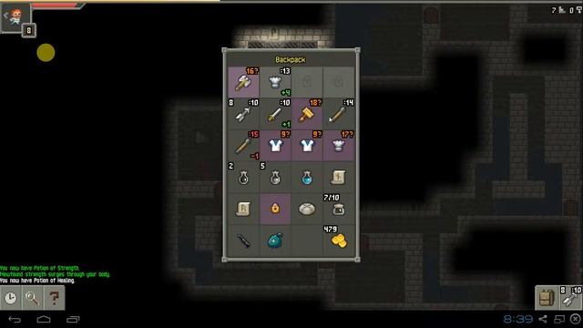 Let's play Pixel Dungeon (English) warrior - part 4 "Doing business" смотреть онлайн