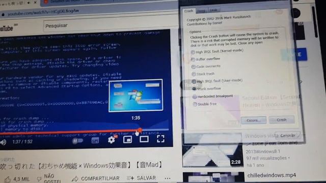 Windows Vista Has Bsod смотреть онлайн