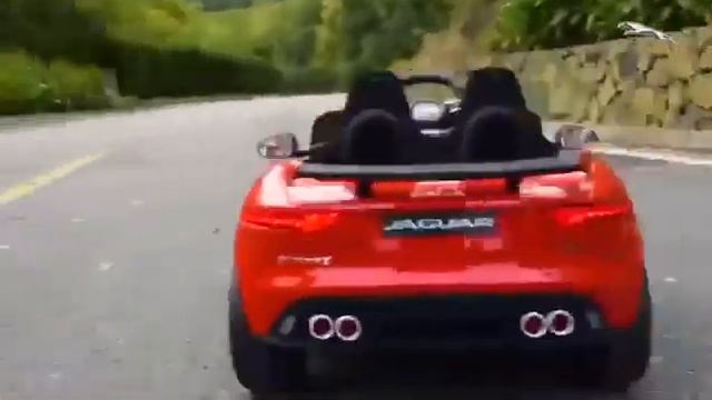 Auto Elettrica per Bambini Jaguar F TYPE SVR 12V Sedile in Pelle смотреть онлайн