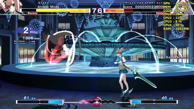 UNDER NIGHT IN-BIRTH Exe Late - R7 250 - Intel Core 2 Quad Q8400 - 8GB RAM смотреть онлайн
