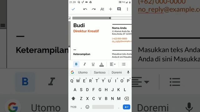 Cara membuat CV menggunakan Google doc untuk pemula di hp android смотреть онлайн