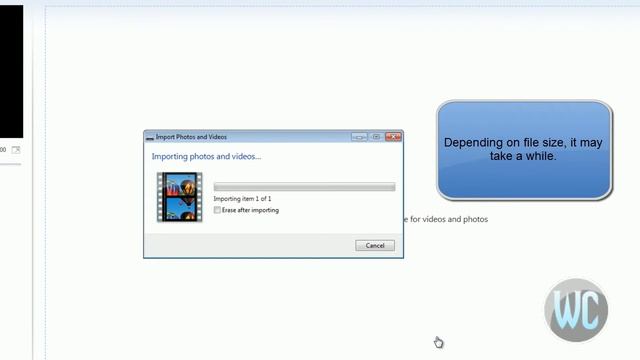 Windows Live Movie Maker 2011 - Import from Camera смотреть онлайн